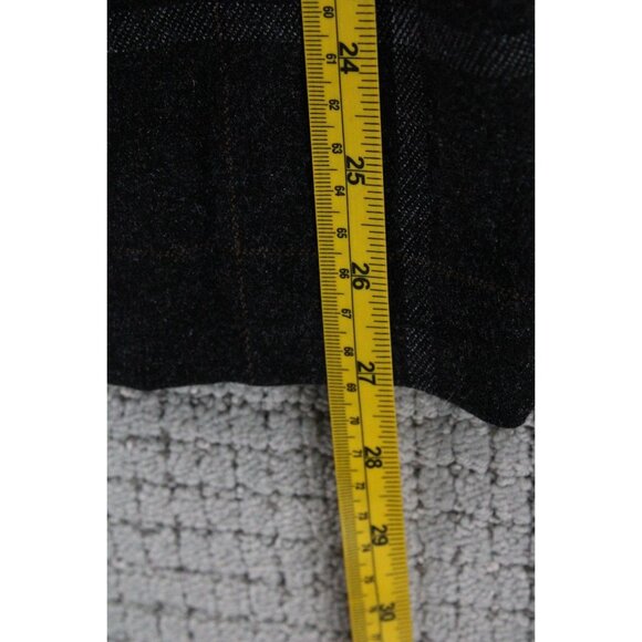 ICON Amsterdam Pants Mens Size 32 Dark Gray Plaid Stretch Skinny Fit Comfort - Picture 11 of 13